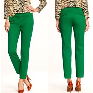 JCrew Green Capri Pant Size 0
